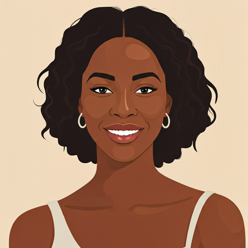 Portrait of a smiling African woman